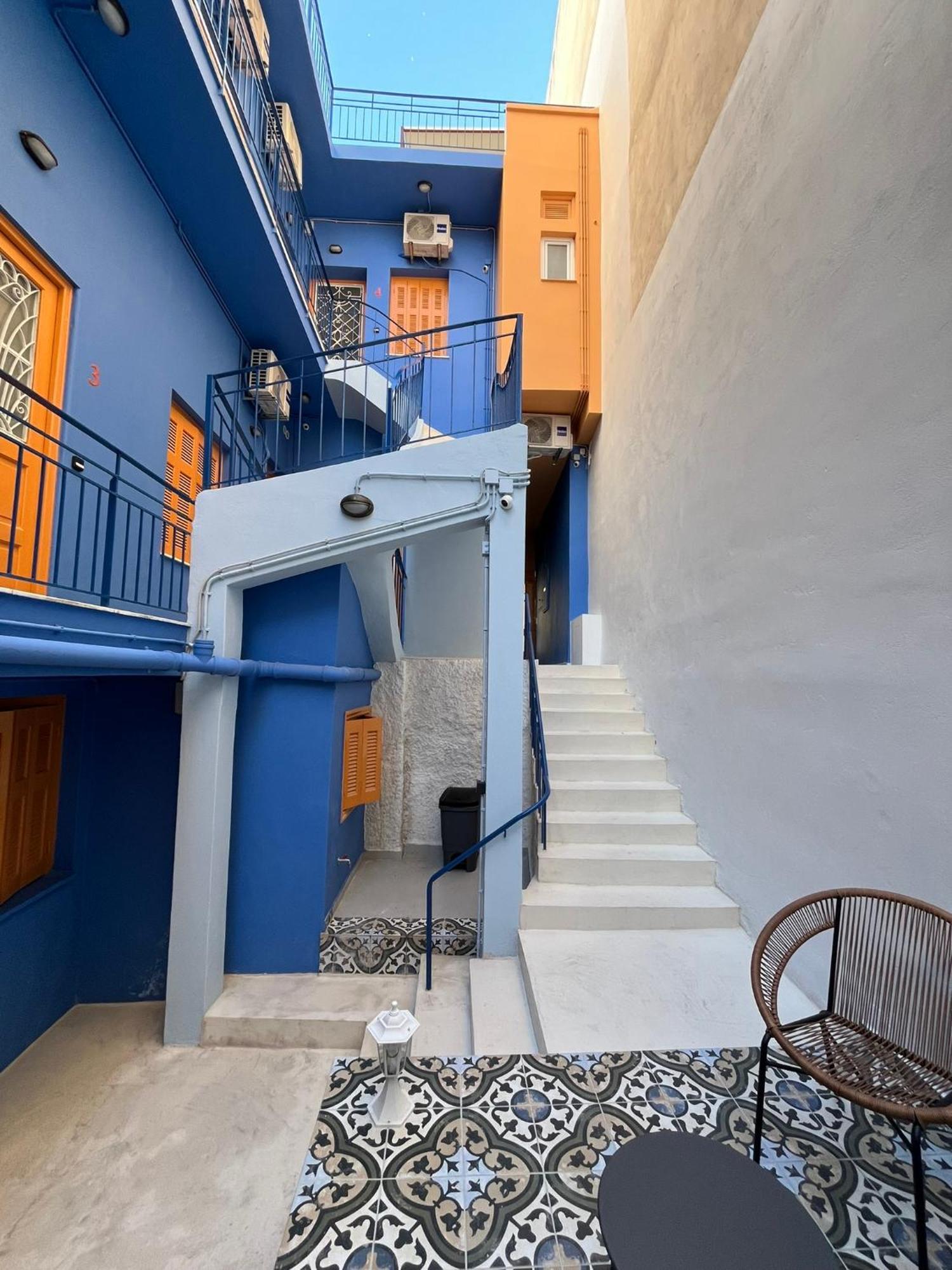 Aparthotel The Blue House Atene Esterno foto