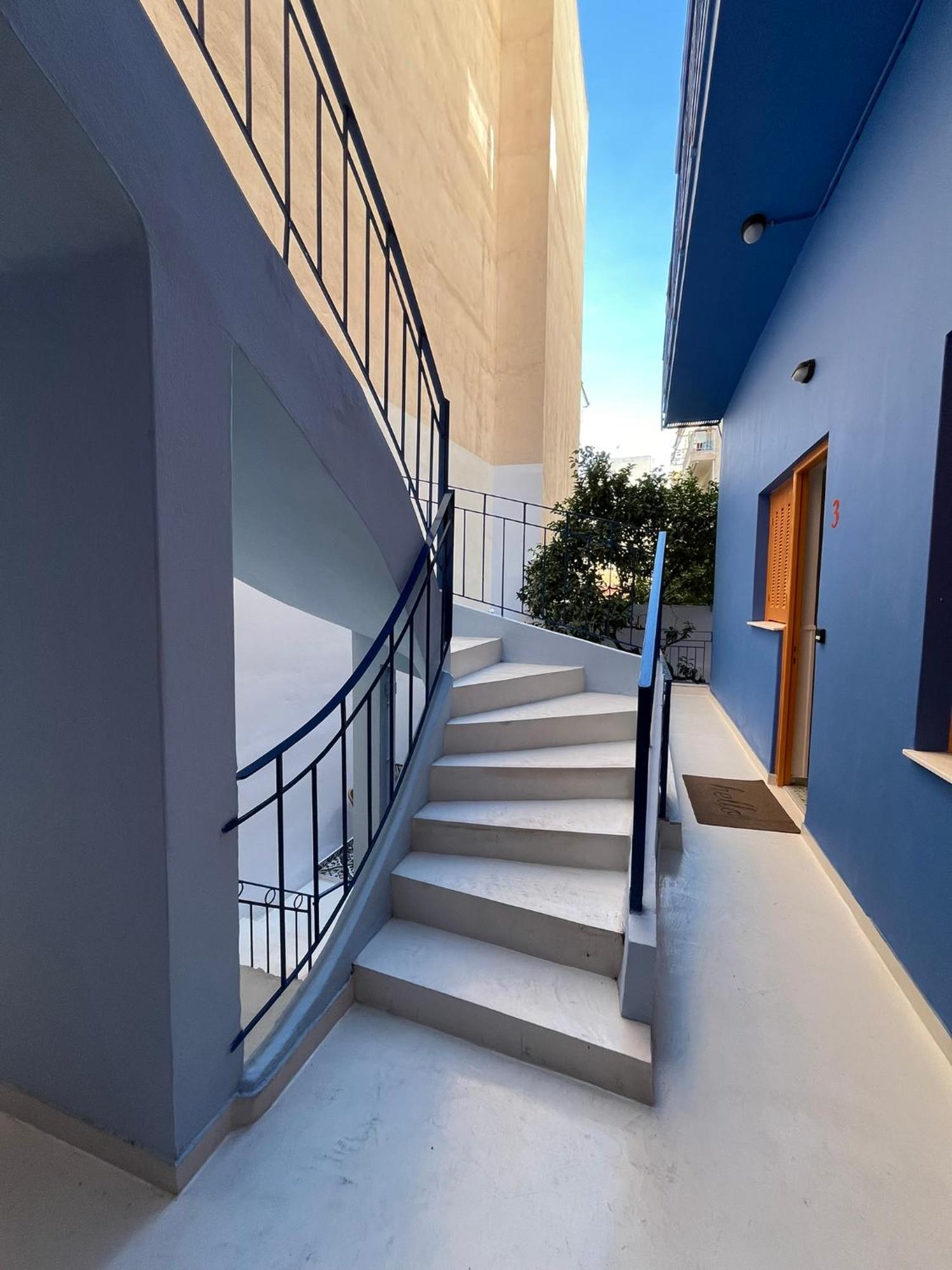 Aparthotel The Blue House Atene Esterno foto